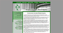 Desktop Screenshot of construction-injury-lawyer.keeganlaw.us