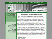 Tablet Screenshot of construction-injury-lawyer.keeganlaw.us