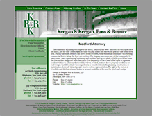 Tablet Screenshot of medford-attorney.keeganlaw.us